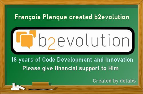 Support b2evolution development